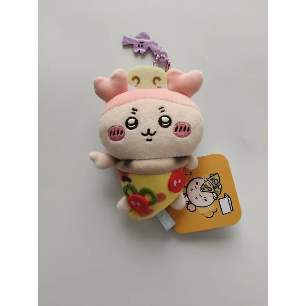 Peluche Cartone Animato Chiikawa Gatto Nero Zucca Usagi Hachiware Pizza Scoiattolo Volante Antico Peluche Borsa Ciondolo Giocattolo Regalo per Bambine