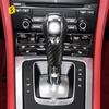 Shasha Carbon Dekorations-Innenzubehör Automatik-Schaltknauf-Kohlefaserabdeckung für Porsche Panamera Macan 718 911