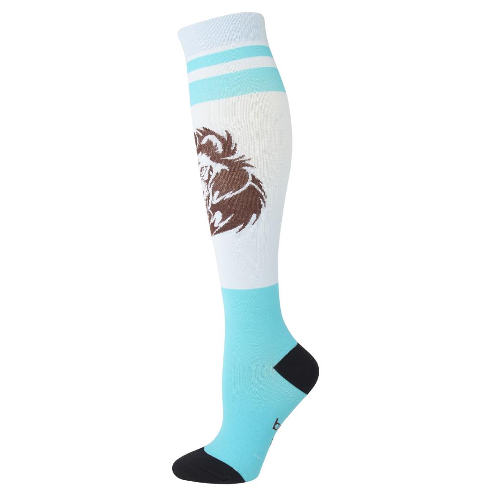 HYSAIXIA Compression Socks Funny Pattern Animals Sheep Monkey Music Cat Men Women Pressure Stockings Knee High Run Sport Socks