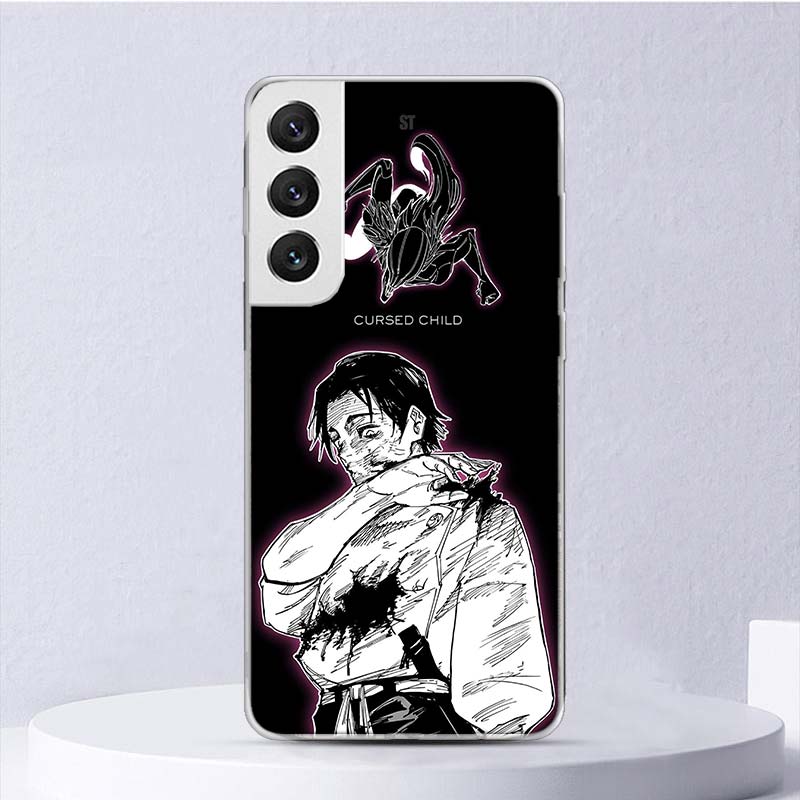 Kaisen J-Jujutsu Art Soft Case For Samsung Galaxy S25 S24 S23 S22 Ultra Phone Cover S20 FE S21 Plus S25 Edge + Funda Coque Galax