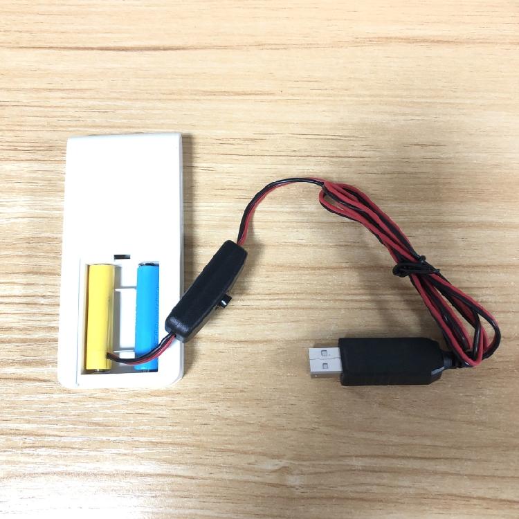Universal 3V AAA USB Power Converter Battery Eliminator Replace 2pcs AAA Battery