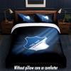 Ensemble de literie TSG Hoffenheim FC 1 Housse de couette + 2 Taies d'oreiller Doux Respirant Linge de lit pour la maison