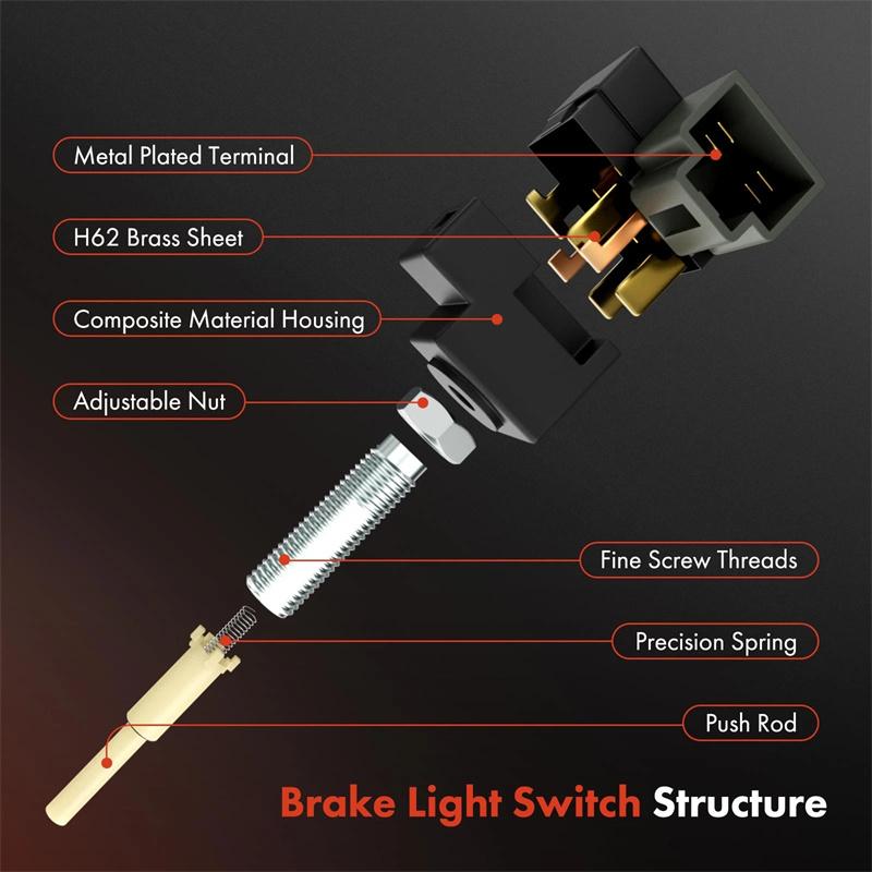 96289637 2Pin Brake Light Switch / Back Lamp Switch Fits Daewoo Leganza Nubira 1999-2002 1S5150 / Dr4126 Stop Lamp Switch