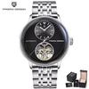 PAGANI DESIGN New 42MM Tourbillon Multi Time Zone Luxury Men Watch Night Light 1 Men Automatic Mechanical Watches PD-1796