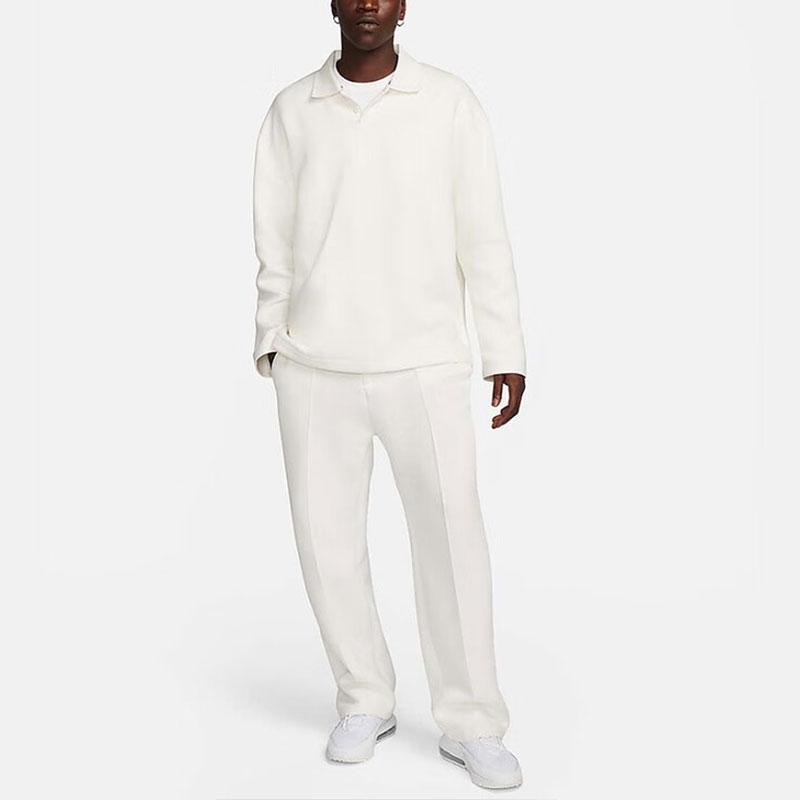 Nike Tech Fleece Hoodie Long Sleeve Pullover Men Tops White FN3402-133