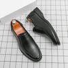 Fashion New Trend Men Leather Loafers Soft Soled Casual Shoes Outdoor Walking Shoes Comfortable Slip on Flats Driving Footwear Moccasins