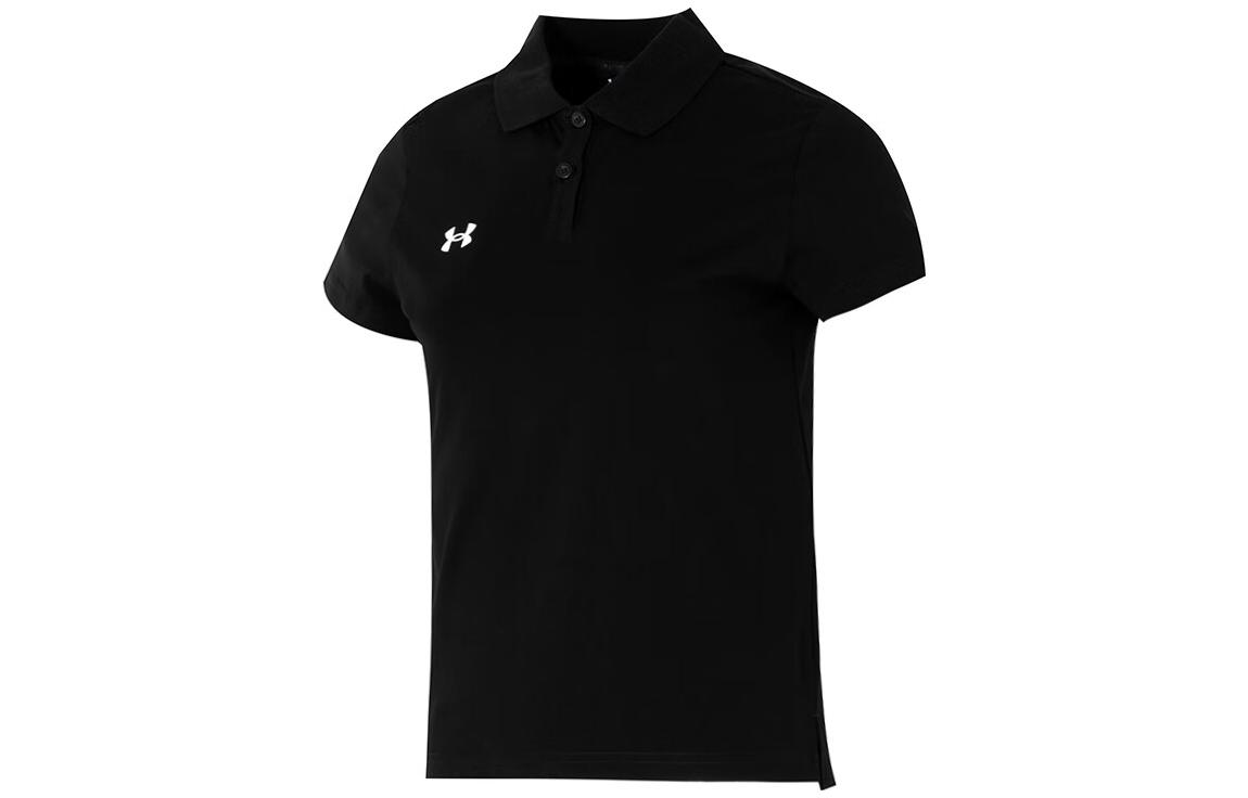 Under Armour Polo Shirt Women s Black 22500519-001 S