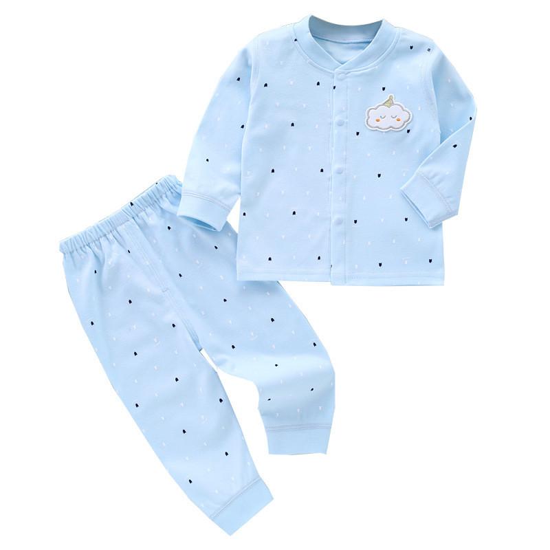 Baby Cotton Underwear Set With Open Front Cardigan For Newborns And Toddlers