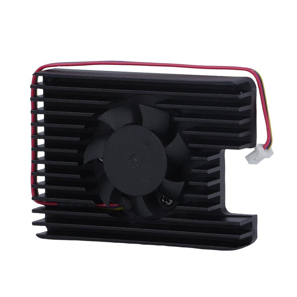 Cooling Fan Fit for Compute Module 5 CM5 PWM Speed Adjustable 5V Power All In One Aluminium Alloy