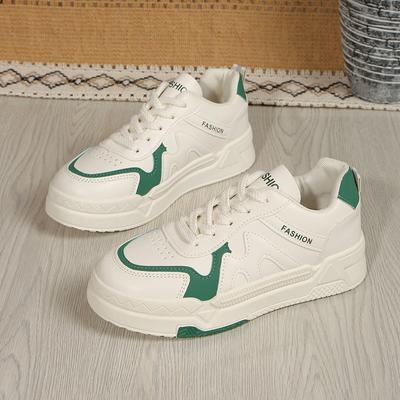 Thick-soled Little White Shoes Women's 2025 Summer New Versatile Explosion Not Tired Feet Non-slip Casual Sports Board Shoes Autumn