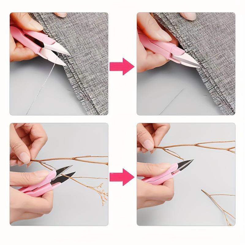1PC High-quality Scissors with a Protective Cover, Comfortable Handles and Sharp Blades for Sewing, Crafts and Office Tasks