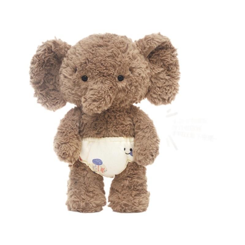 Classic Elephant Plush Toy With Pp Cotton Filling For Kids Safe Comfort