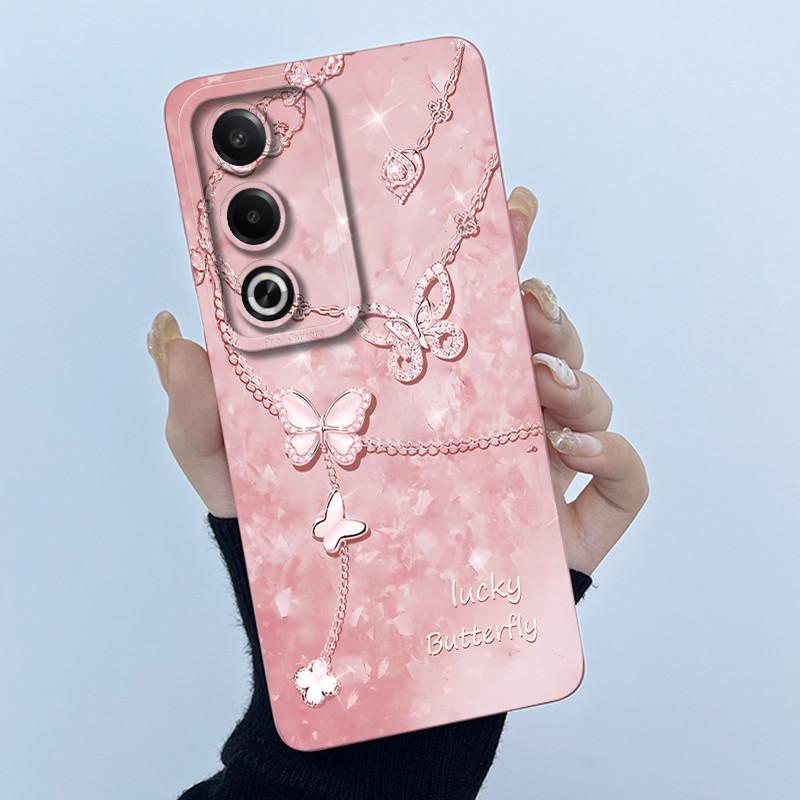 For OPPO A80 5G Case Fashion Simplicity Flower Soft Silicone Back Case For OPPO A80 5G CPH2639 Phone Cover OPPOA80 A 80 Fundas