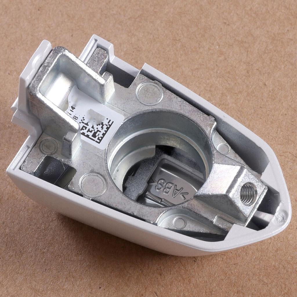 For Cadillac ATS XTS CTS CT6 White Front Left Door Lock Cylinder Bezel Cover Cap