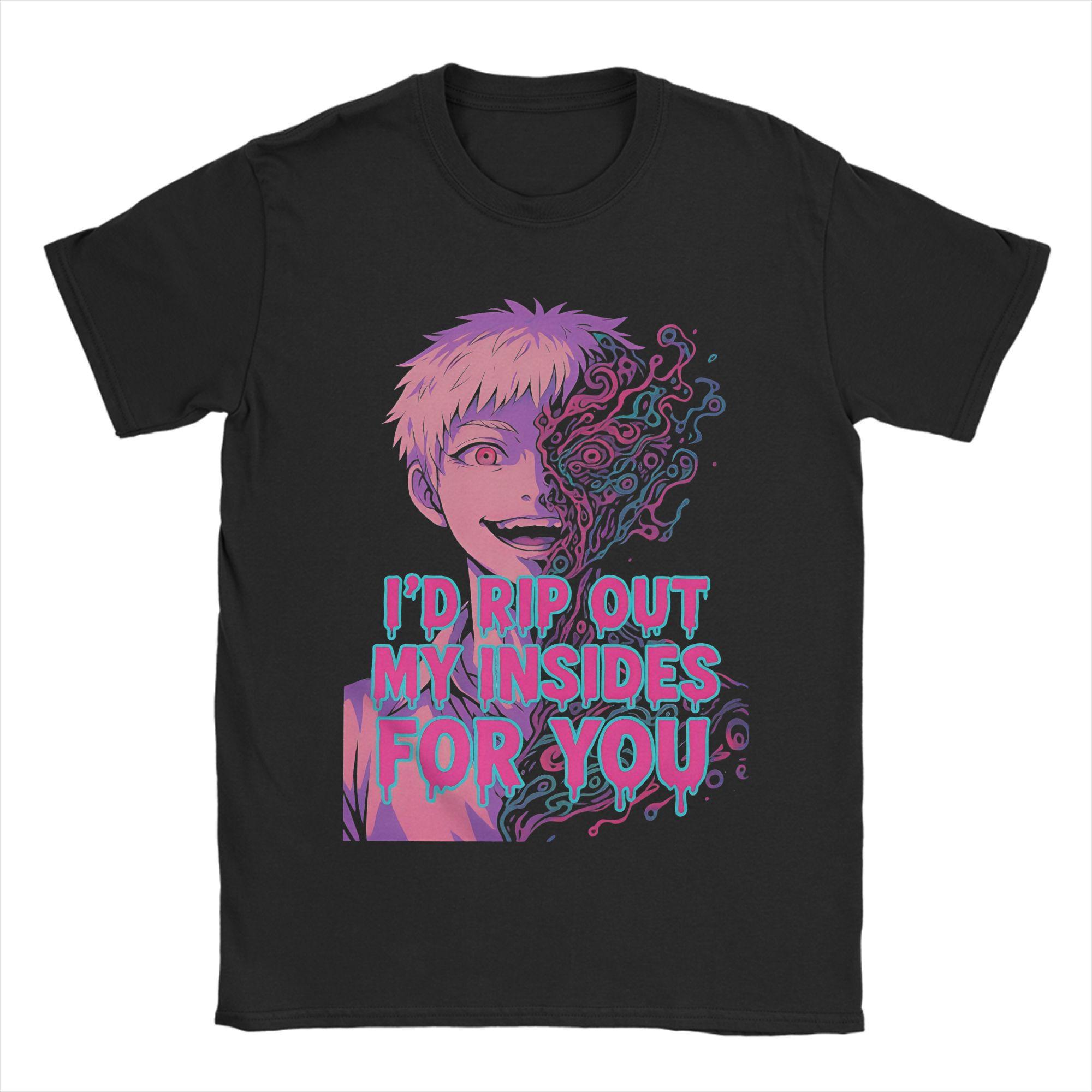 

Men s The Summer Hikaru Died Anime T Shirt 100% Cotton Tops Casual Short Sleeve Round Collar Tees Plus Size T-Shirts XL