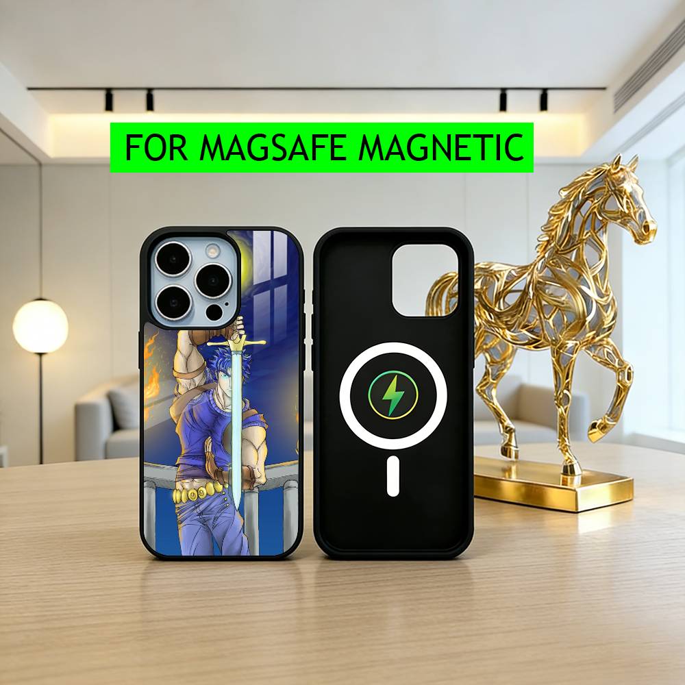 COOL J-JoJo B-Bizarre A-Adventures Phone Case For iPhone17,16,15,14,13,12,11 Plus,Pro Magnetic with Magsafe Wireless Charging