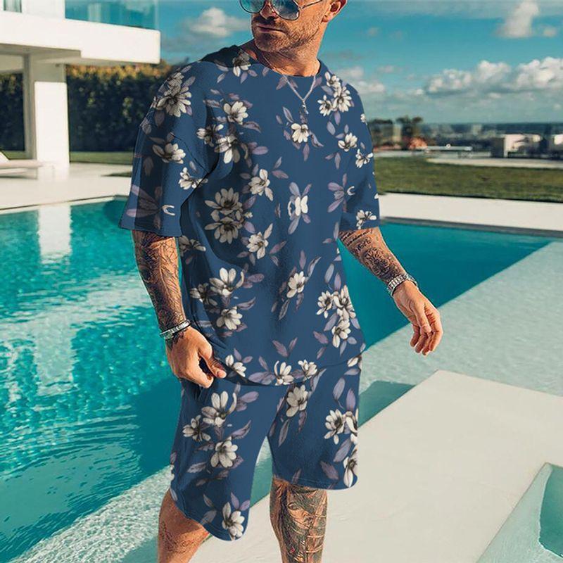 

Комплект из двух предметов: футболка с коротким рукавом и круглым вырезом men set 05 M