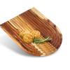 Japanese Beech Wood Ripple Pattern Chopping Board & Tray for Boiling Tea, Cake, Bread, and Creative Decor.