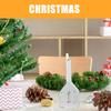 4Pcs Numbered House Candlestick Molds for Candle Holder Plaster Decoration Christmas Decoration, Epoxy Resin Molds