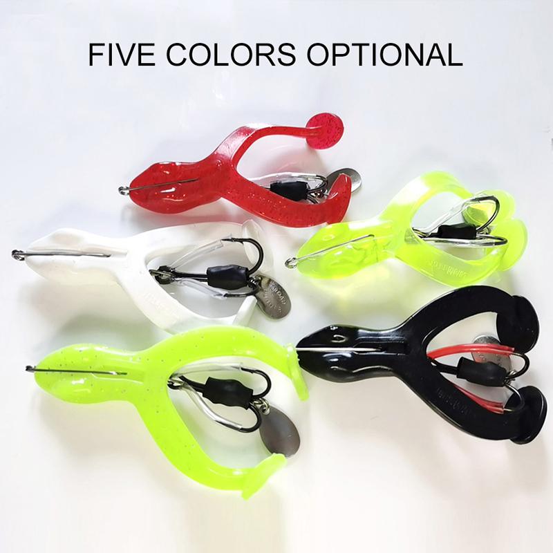 

7 СМ 8 СМ 9 СМ Рыболовная Приманка Громовая Лягушка Крючок Мягкая Искусственная Приманка С Ложкой Рыболовные Принадлежности Рыболовные Снасти Аксессуары XA84D