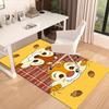 1pc. Cute Chip and Dale Plaid Pattern Rug for Home Decor, Office Carpet, Chair Cover, Outdoor Mat, Gift Ideaz049008