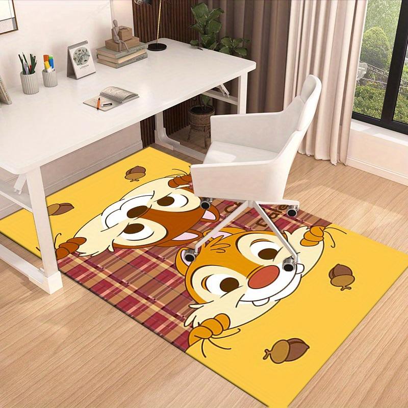 1pc. Cute Chip and Dale Plaid Pattern Rug for Home Decor, Office Carpet, Chair Cover, Outdoor Mat, Gift Ideaz049008