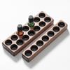 7/14 Fächer Holz ätherisches Öl Organizer, Nagellack Regal, Holz Make-up Display Ständer, Make-up Aufbewahrungsregal für Tischplatte ätherische Öle Parfüm Regal