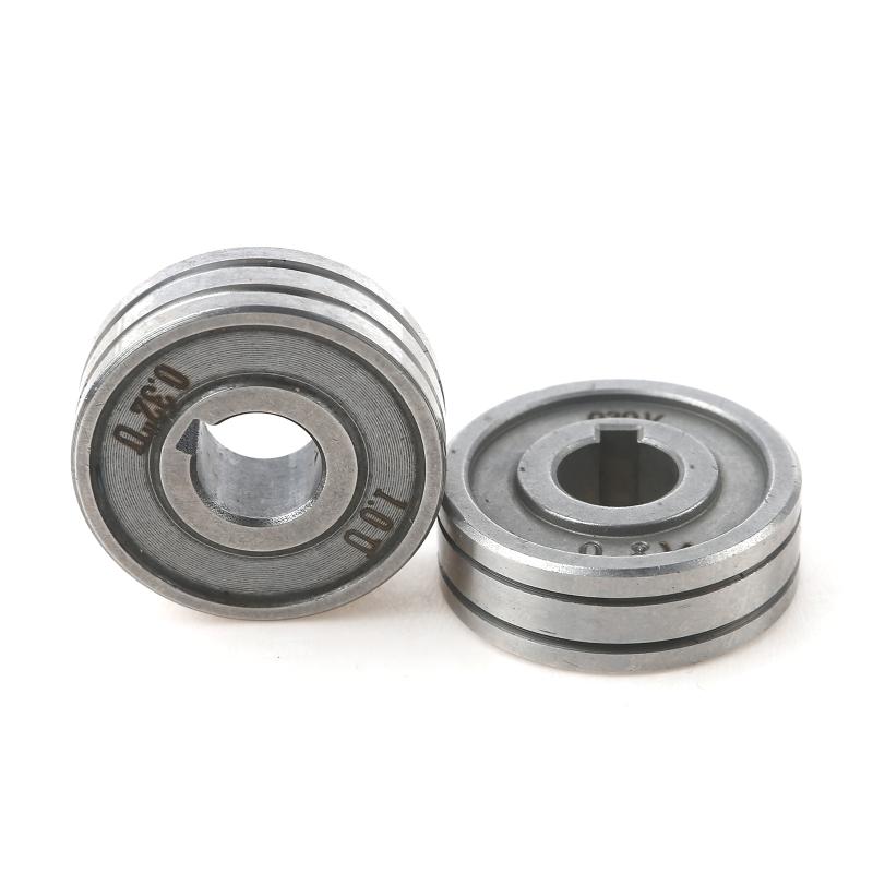 Professionelles MIG Drahtvorschubwalzen-Antriebsrad V GERÄNDELT U Führungsvorschubschweißen 0,6/0,8/1,0mm Walze in Industriequalität