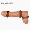 Couple Lover Sexy Play Games Ring Men Soft Silicone Time Delay Ring