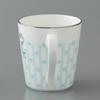 NARUMI Small Floral Cute and Microwave Made In Gift Felicita! Mug, 290cc, Blue, Print, Stylish, Gift, Safe, Japan, Boxed, 52556-2773