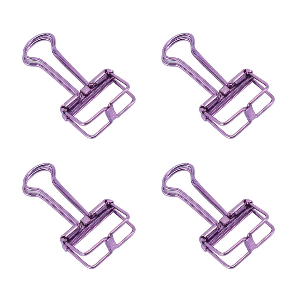 30pcs Wire  Clips Metal Plating Stainless Steel Paper Clamps for Document Scrapbook Receipts P