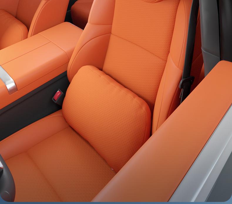 Ideal i8 Headrest & Lumbar Support Pillow - Essential Neck & Back Protection for Car Interiors