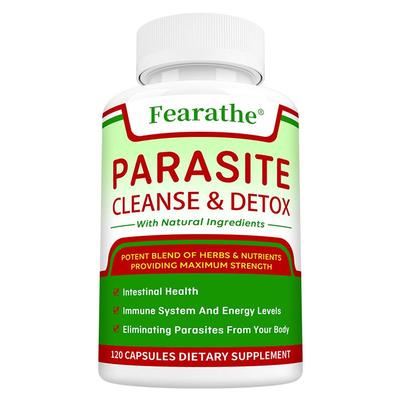 Capsule per la Pulizia e la Disintossicazione dai Parassiti, Integratore Alimentare Naturale a Base di Erbe, 120 Capsule