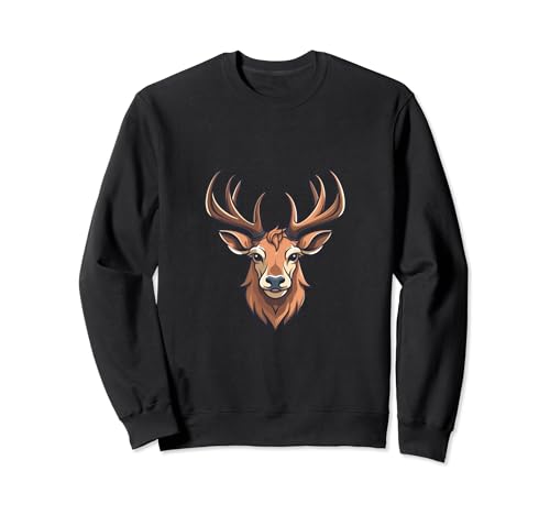 Hirsch, Deer Head Sweatshirt
