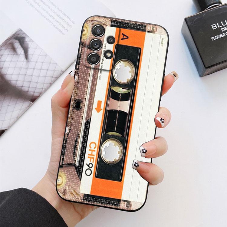 Cassette Music Tapes Circuit Board Camera Case For Samsung Galaxy S24 FE S25 Ultra A05 A06 A12 A13 A16 A26 A35 A36 A56 A55 Cover