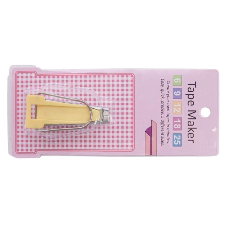 Bias Tape Maker 5 Size 6/9/12/18/25mm Quilting Tool for Sewing Enthusiasts