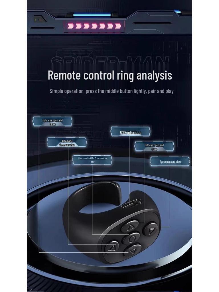 Luminous Blinking Venom Spider-Man Mask for Adults & Kids