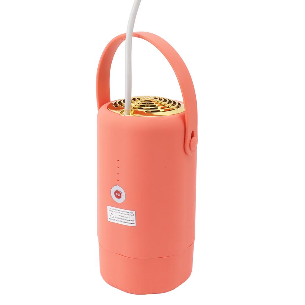 Portable Dryer Home Small Dryer Orange Portable Clothes Dryer for Home and Traveling UK Plug 220V