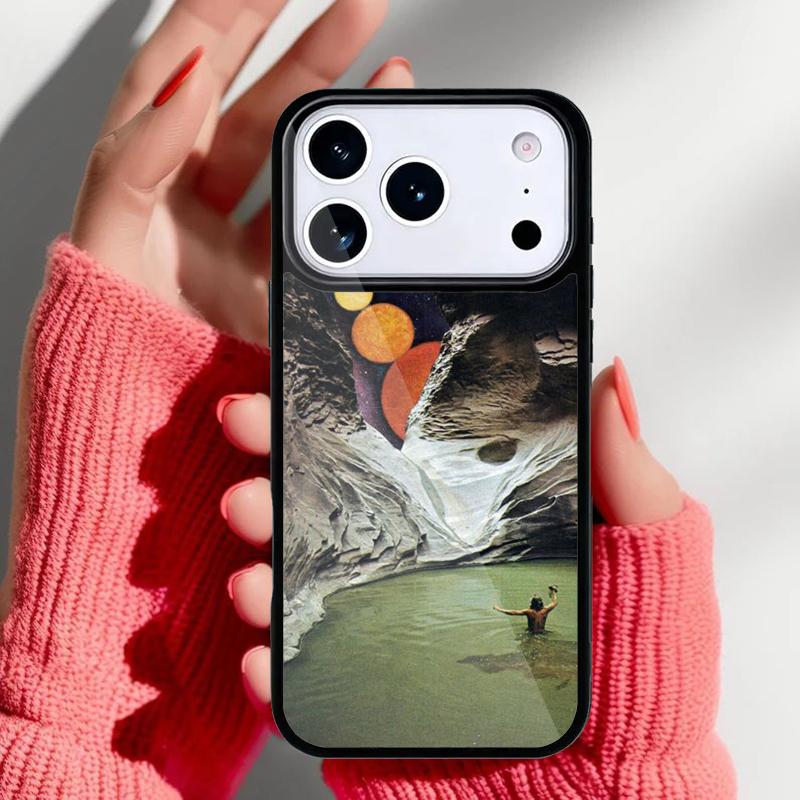 trippy art aesthetic Phone Case for iPhone 17 Air 16e 15 14 13 Pro Max Back Cover for 12 11 Pro Coque