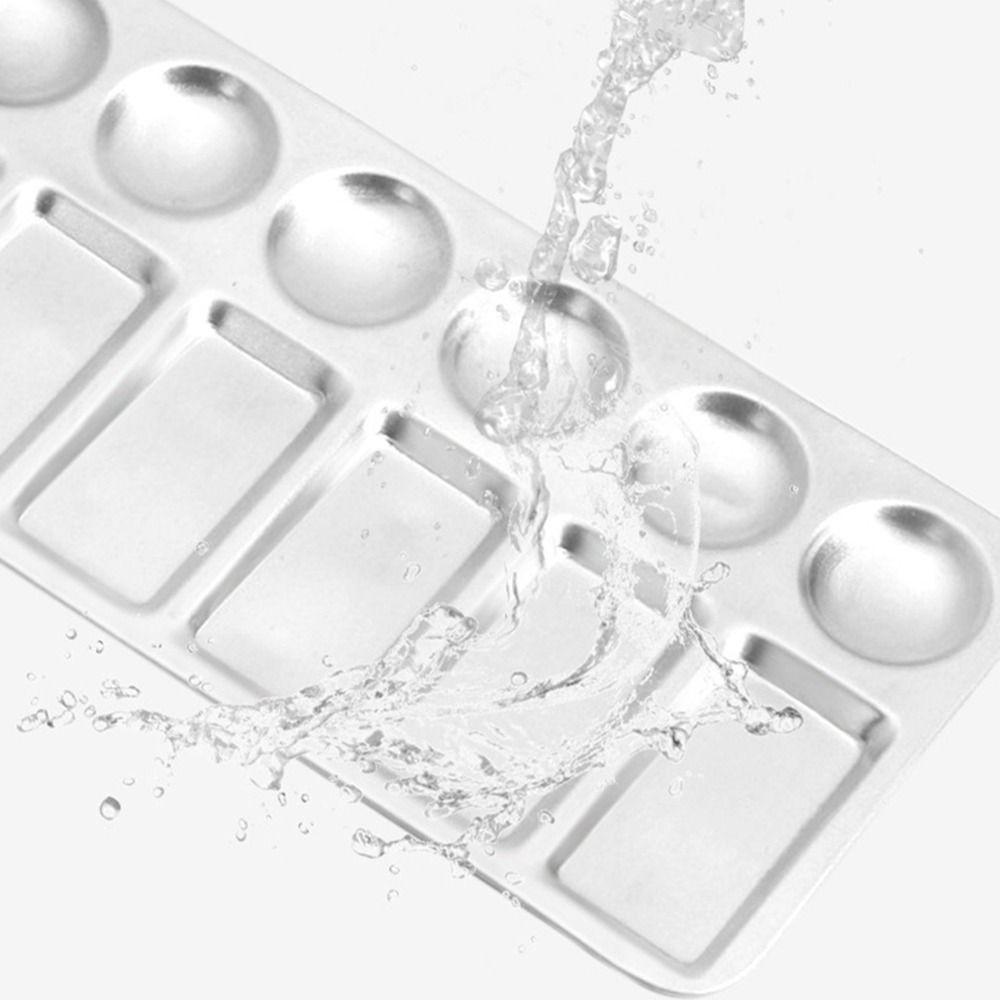 Metal Painting Color Palette 6/10/12 Wells Mixing Paint Tray Durable Art Paint Tray  School Office