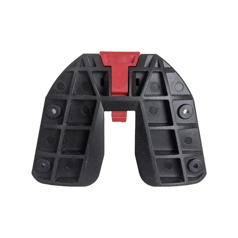 

Quick Attach Waist Bag Clip Plastic Waist Pack Fastener ABS Waist Buckle for Multifunctional Tool Carrying Solution чорний/червоний