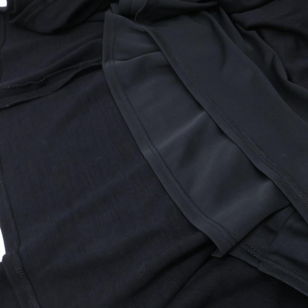 BORDERS at BALCONY BD2321-2N-20 23rd year black twist maxi skirt skirt 38 blackUsed