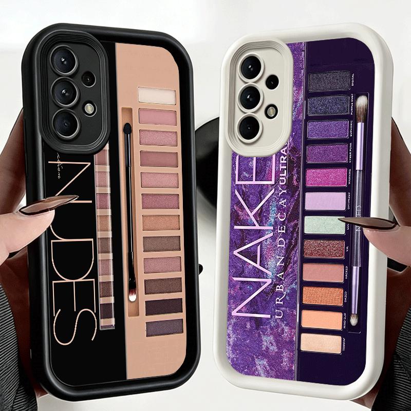 Phone Case for Samsung Galaxy A17 A16 A15 A14 A13 Makeup Eye Shadow Box Pattern A56 A36 A26 A55 A35 A25 A54 A34 A24 A53 A33 A23