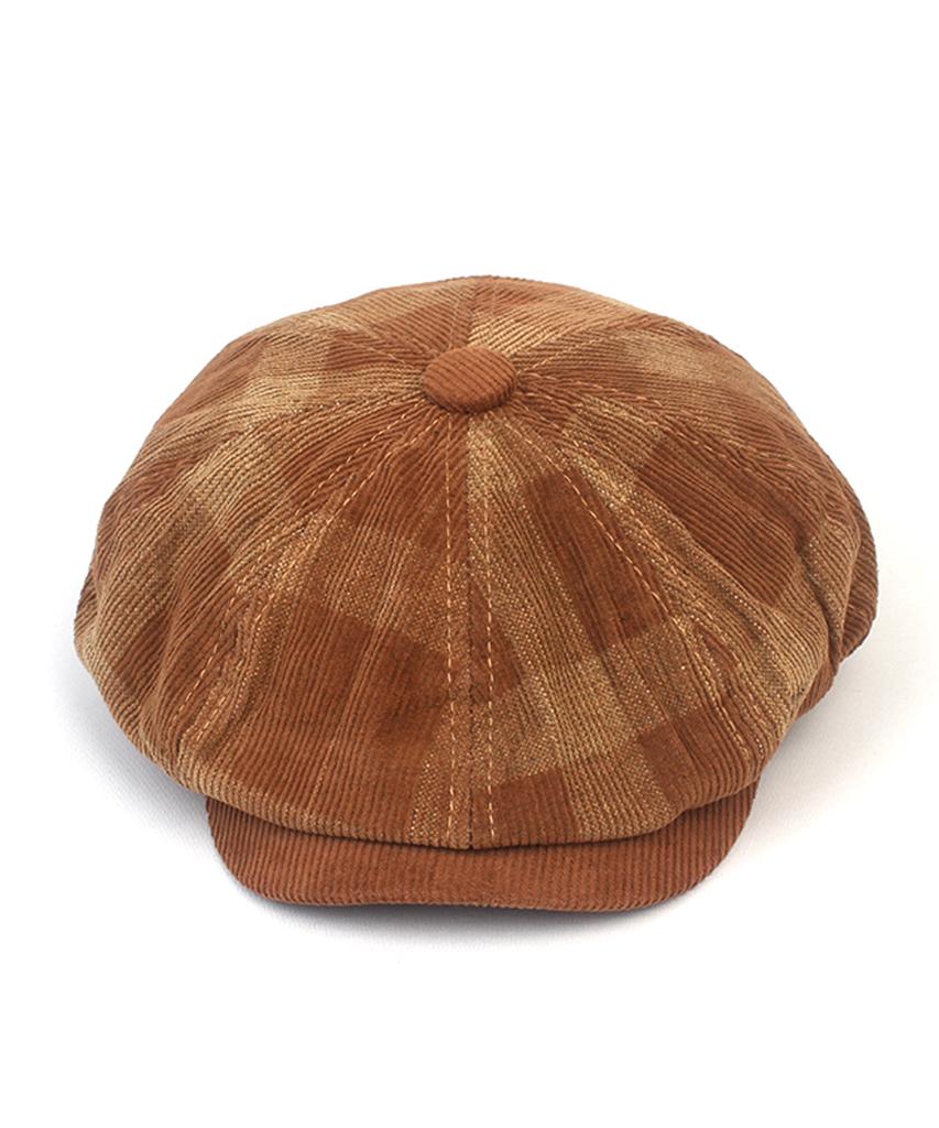 Yunibeosyeolkemiseuteuli Corduroy Tartancheck Beige Banding Huntingcap