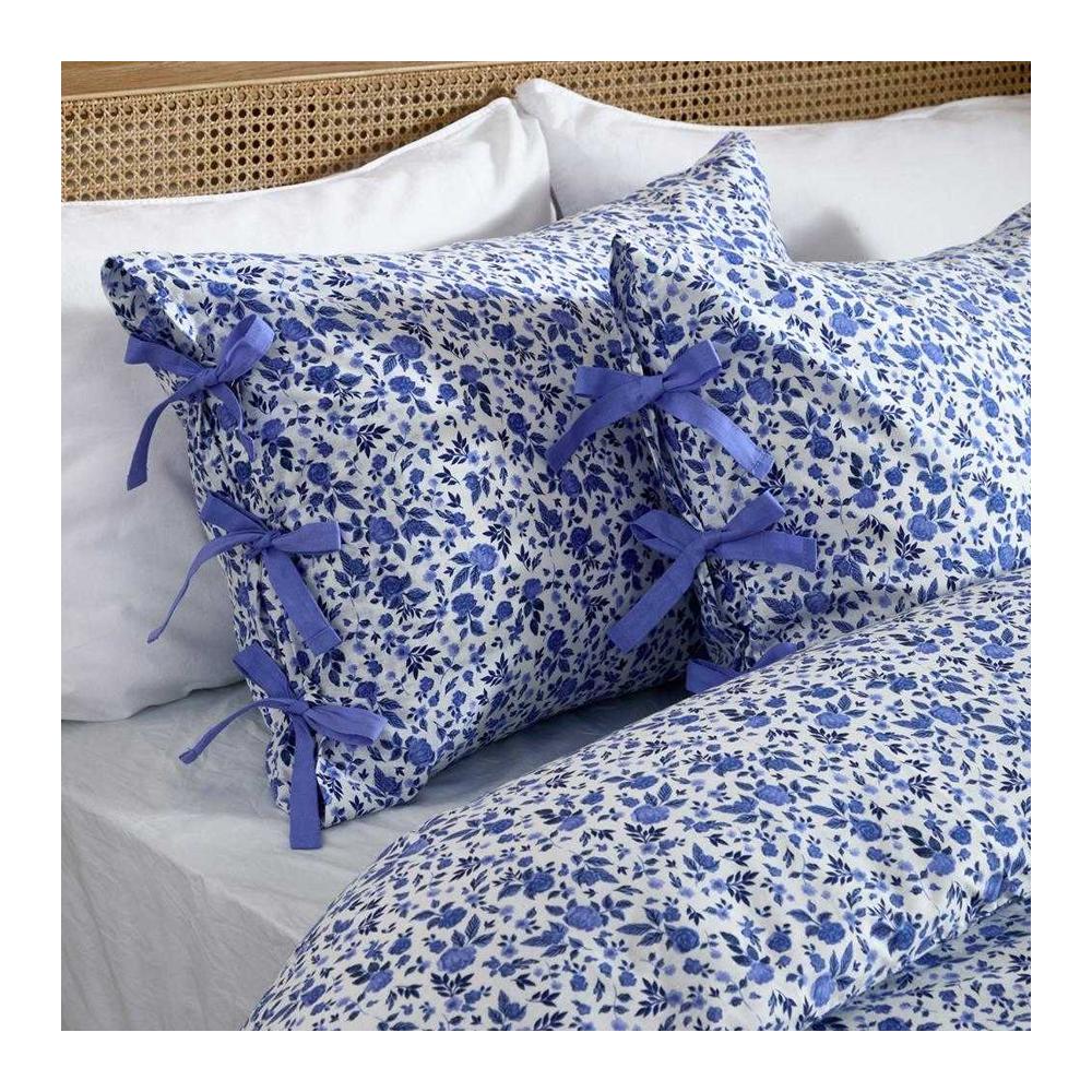 Wylder Hannah Reversible Cotton Floral Duvet Cover Set