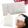 RAKUSE Skin-Friendly Hot Eye Mask, Azuki (For Face, Neck, Shoulders, and Stomach), with Case, Steam, Cotton, Warming, Reusable, Made In Japan
