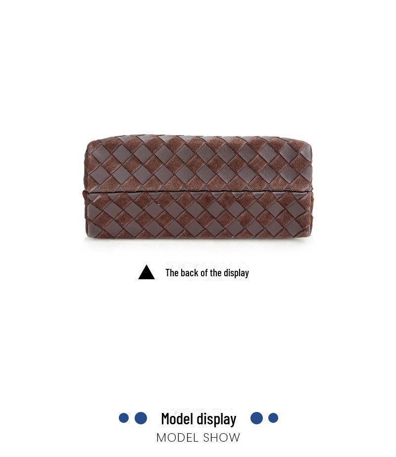 2024 Autumn/Winter Frosted French Retro Gradient Suede Bow Women's Bag