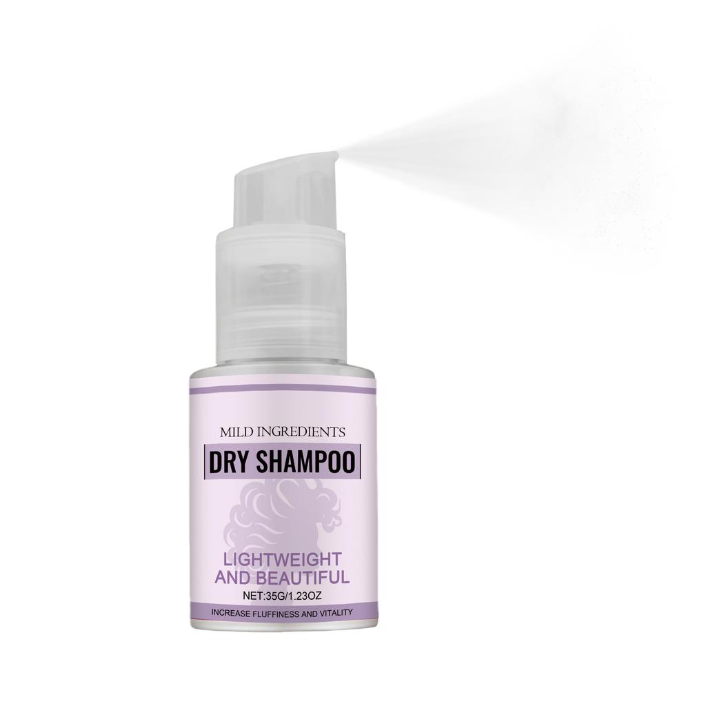 No Rinse Hair Smoothing Spray Dry Shampoo Lightweight Volumizing Oil Control Frizz Tamer Portable Leave in Conditioner