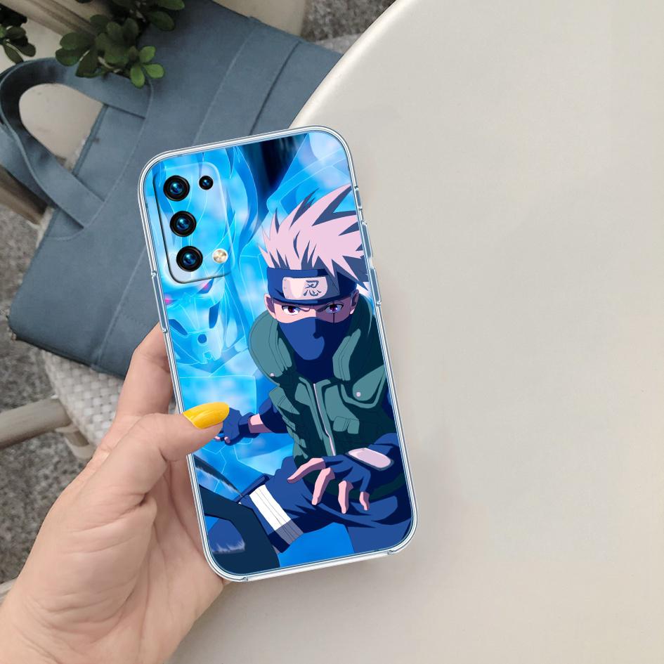 PP49 Naruto Kakashi Soft Shell Transparent Phone Case for Motorola Moto G7 G8 G9 G84 G85 G73 G24 G15 Z2 Play Power Plus