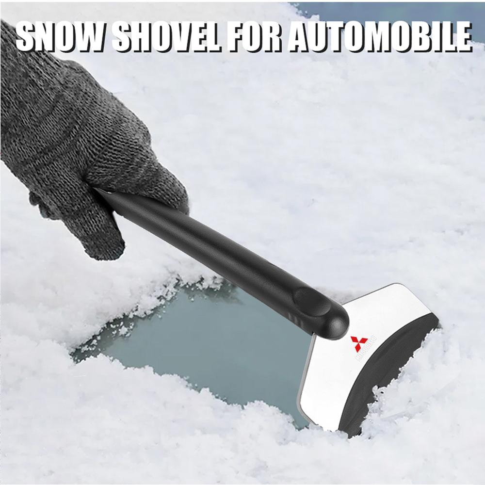 xksh2 Car Glass Winter Ice Removing Brush Shovel Tools Retractable Accessories For Mitsubishi 9 Ralliart X EX ASX L200 Colt Outlander
